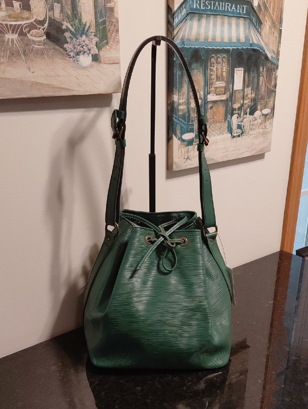 Louis Vuitton Petit Noe In Green Epi Leather GVC